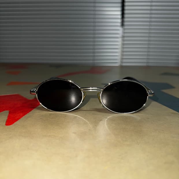 00’s Gucci Oval Metal Sunglasses