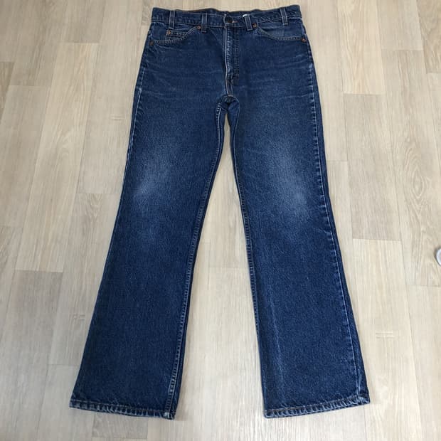 (32) 90's 리바이스 Levi's 517 미국제 오렌지탭 부츠컷 데