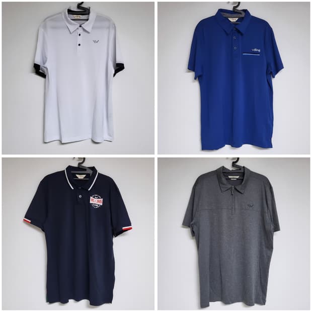 윌링 반팔티 골프웨어 운동복 라운딩