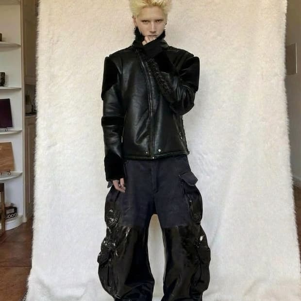 Cannnone wet cargo pants