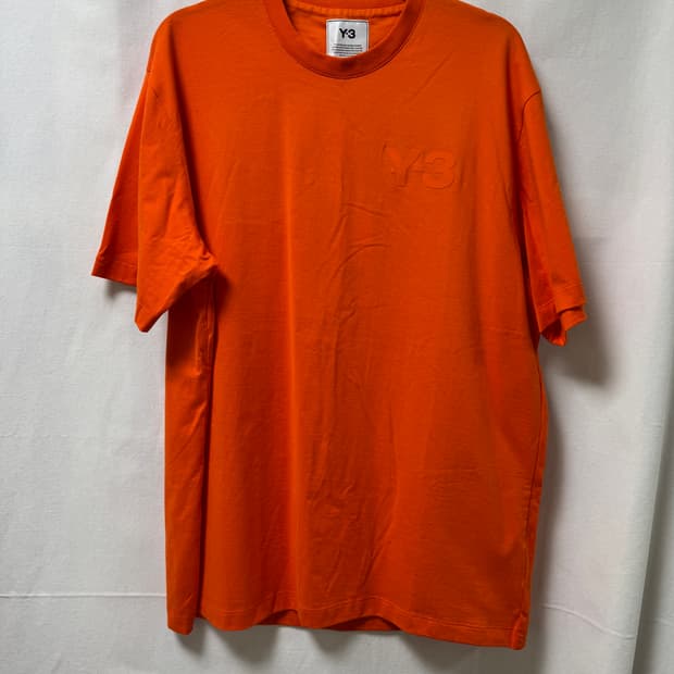 Y3 오렌지색 반팔 티셔츠 M