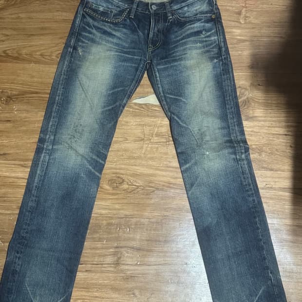 히스테릭 글래머 스터드 데님