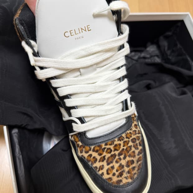 셀린느 하이탑 레오파드 36반