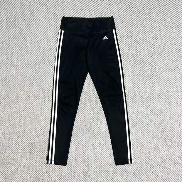 [L] adidas 아디다스 우먼즈 검/흰 레깅스