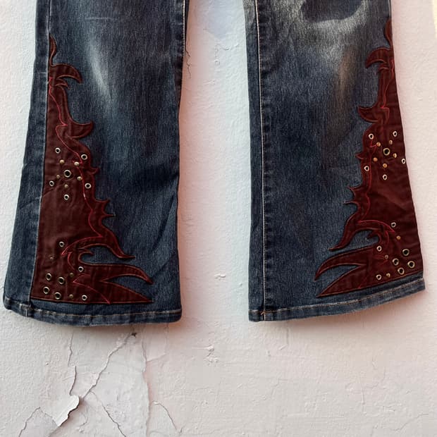 haphazard 제팬빈티지 웨스턴 부츠컷