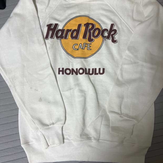 hard rock  hanes 하드락 헤인즈 맨투맨