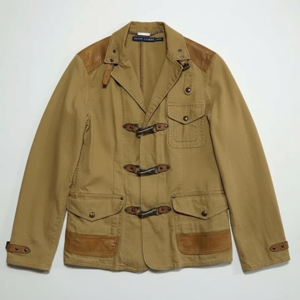 여성55)POLO 폴로 랄프로렌 사파리 자켓 카키 브라운