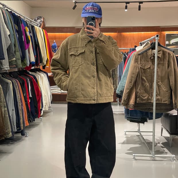 빈티지 코듀로이 쉐르파 자켓  