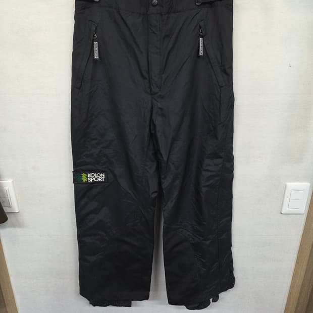 코오롱스포츠 올드스쿨 오버롤 멜빵 방풍 팬츠 xl