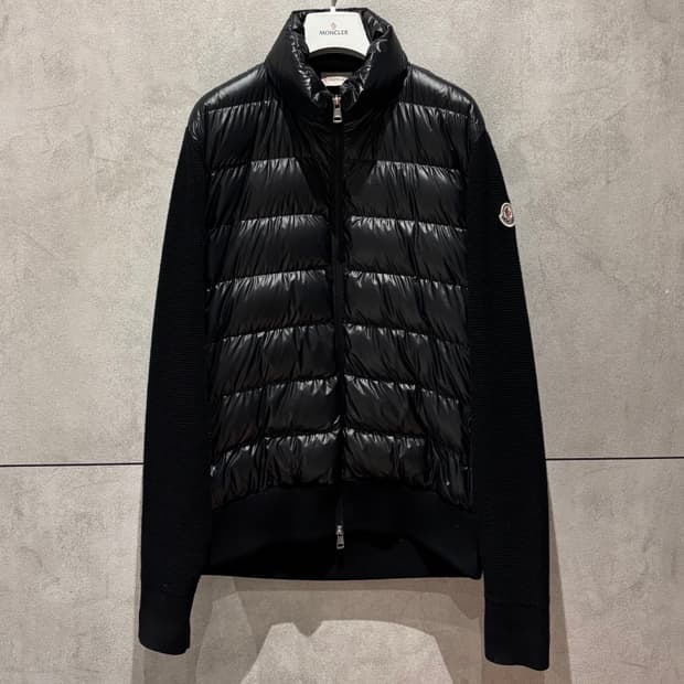 (L) 몽클레어 유광 니트패딩 