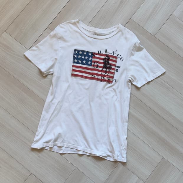 [POLO RALPH LAUREN] crew neck print tee