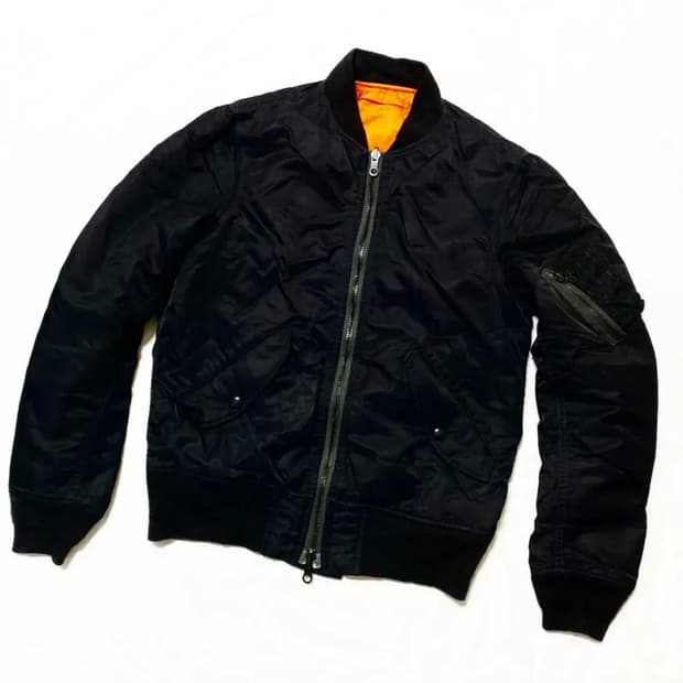 riri지퍼 ma1 블랙