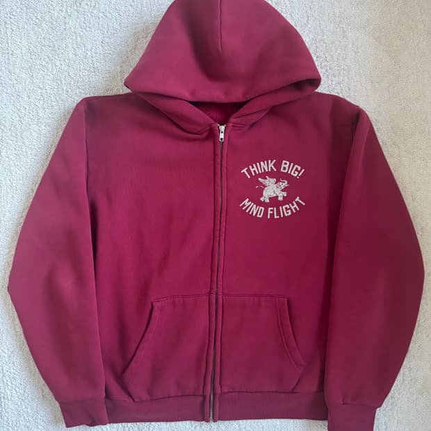 [L]컬렉트피시스x테프스토어 후드집업 버건디