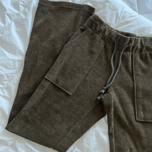 보헤미안 서울 트레이닝 팬츠-카키