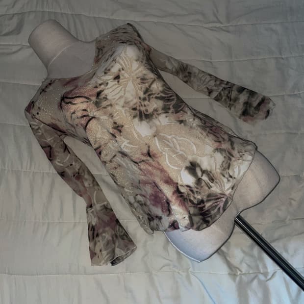 빈티지 긴팔 페어리 긴팔 히피그런지 히피페어리 빈티지 블라우스 레이어룸