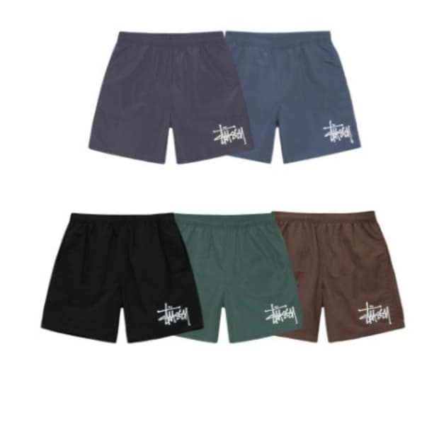 🔥[새상품/정품]🔥스투시 빅 베이직 워터 쇼츠 반바지 5 color