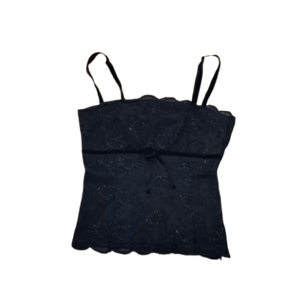 Vigny 일본빈티지 레이스나시 레이스슬리브