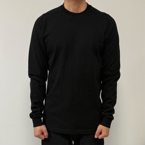 릭오웬스 16SS "CYCLOPS" 헤비 코튼 긴팔 티셔츠 롱슬리브 블랙