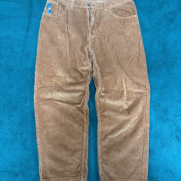 Polar Skate Co. 코듀로이 바지 브라운 폴라 93데님