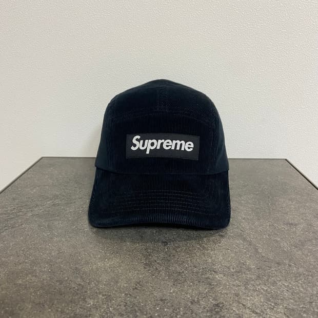 (OS) 슈프림 박스로고 캠프캡 모자 고어텍스 블랙