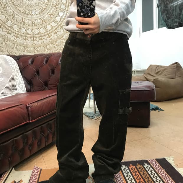 빈티지 코듀로이 카고팬츠 