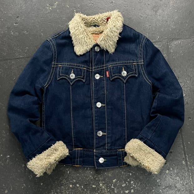 95 리바이스 타입 1 쉐르파 데님자켓 