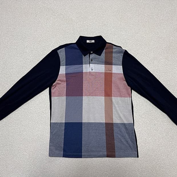 닥스 긴팔 카라 티셔츠 남성용 100사이즈