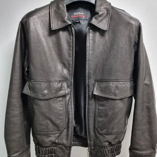 도프제이슨 베지터블 램스킨 A-2 가죽 자켓