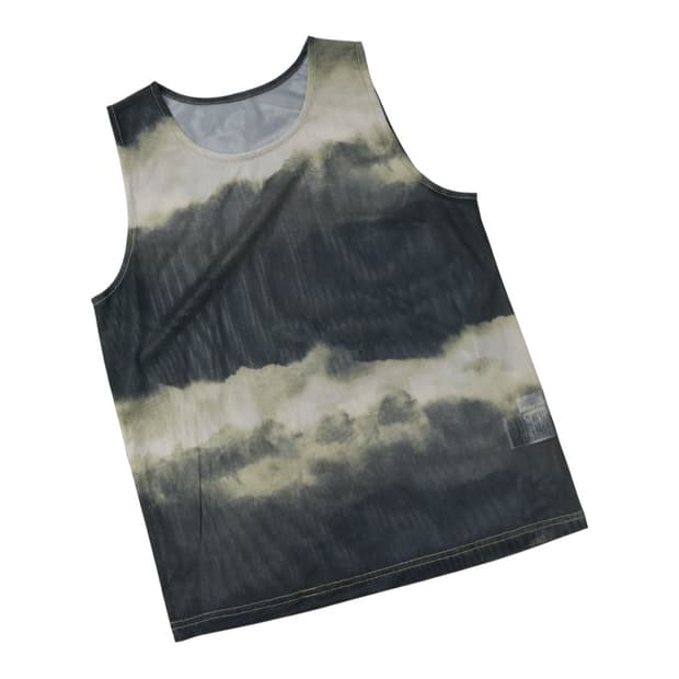 빈티지 타이다이 메쉬 슬리브리스 탱크탑 (FREE)