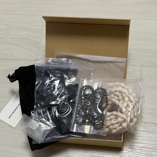 스컬프터 목걸이 지갑