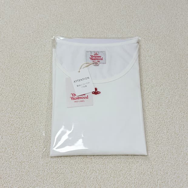 비비안웨스트우드 코튼 베이직 반팔 티셔츠