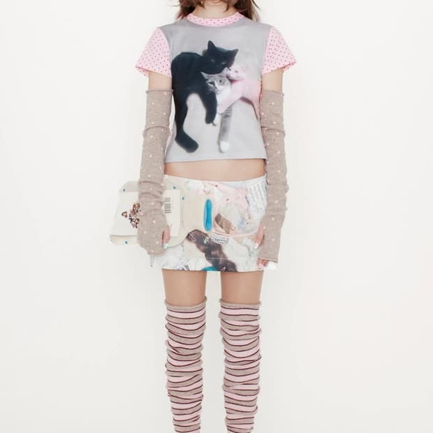 고양이 트리오 티셔츠