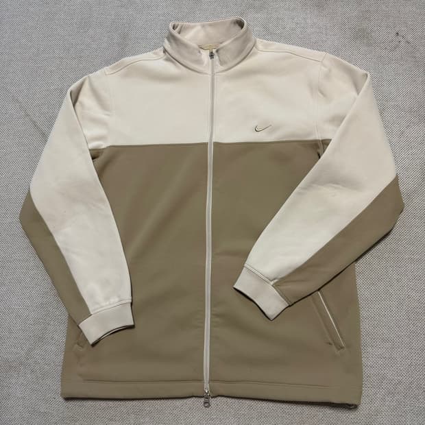 나이키 골프 투톤 컬러 기모 자켓