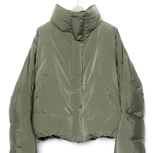 [L]최종가 후미토간류 카키 다운 점퍼