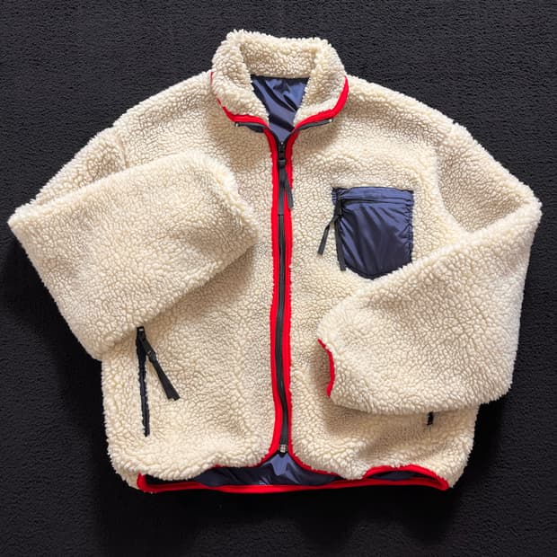 빈티지 Henry Lear by 토요엔터프라이즈 리버시블 플리스 자켓