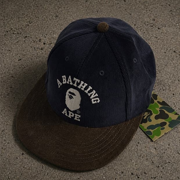 BAPE 코듀로이 스냅백