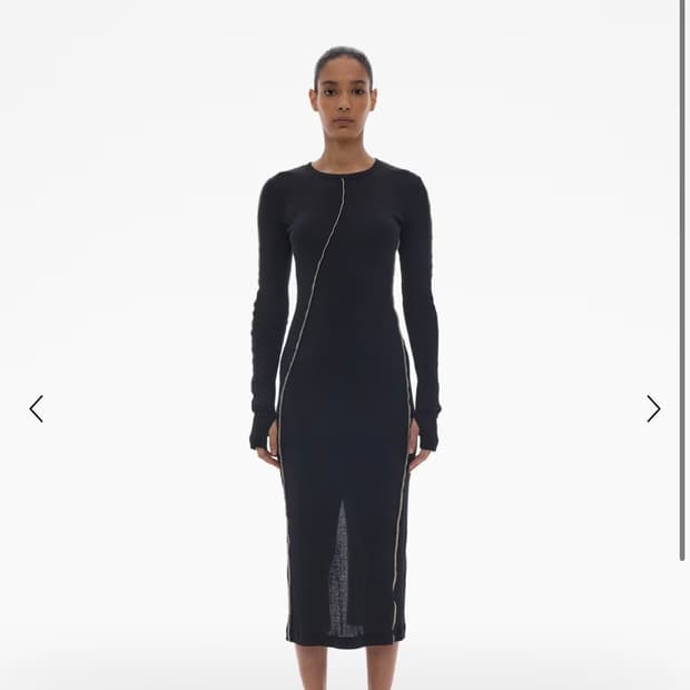 helmut lang 미디 원피스