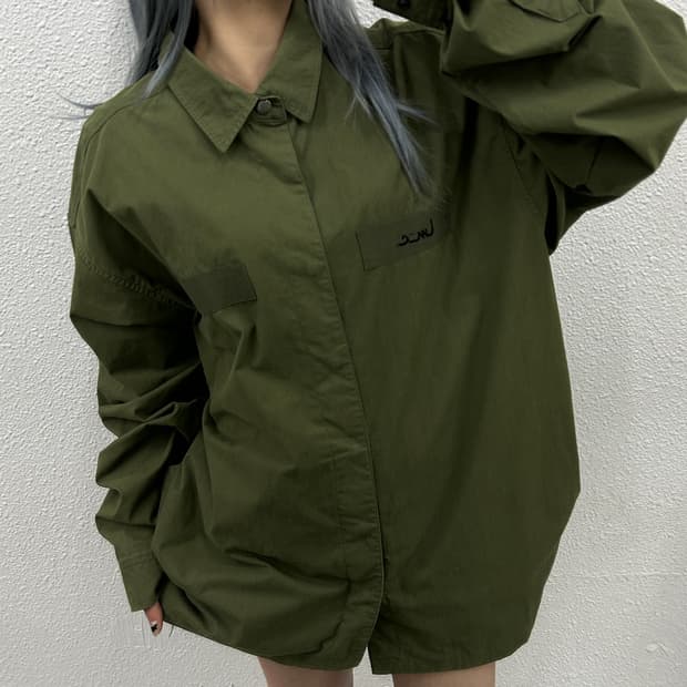 LMC 카키 패치로고 카키 셔츠자켓 2 (새상품)