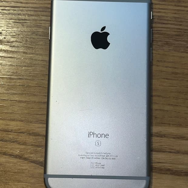아이폰 6s 32G 실버 배터리 100