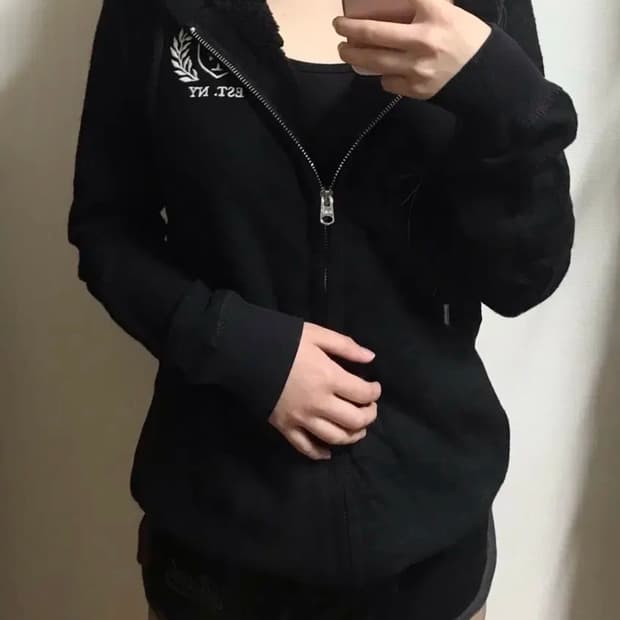 아베크롬비 양털 후드집업 S(새상품)