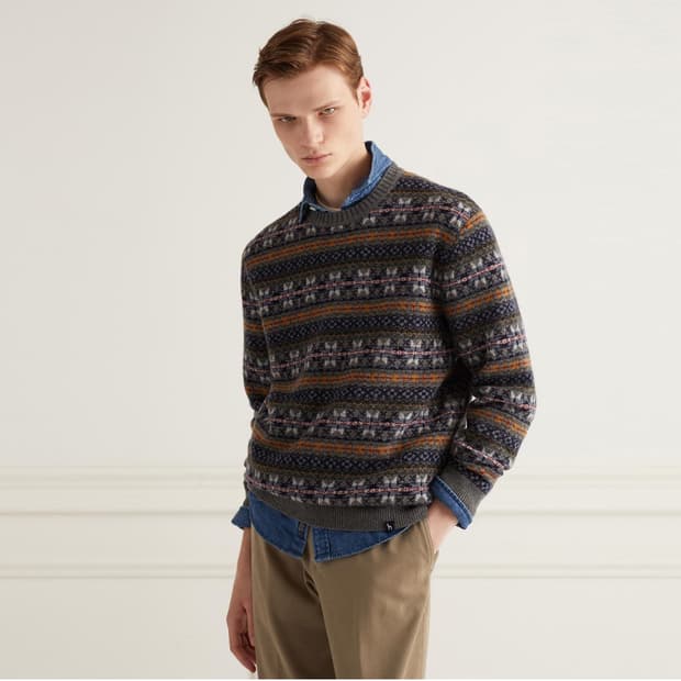 헤지스 페어아일 니트(95)