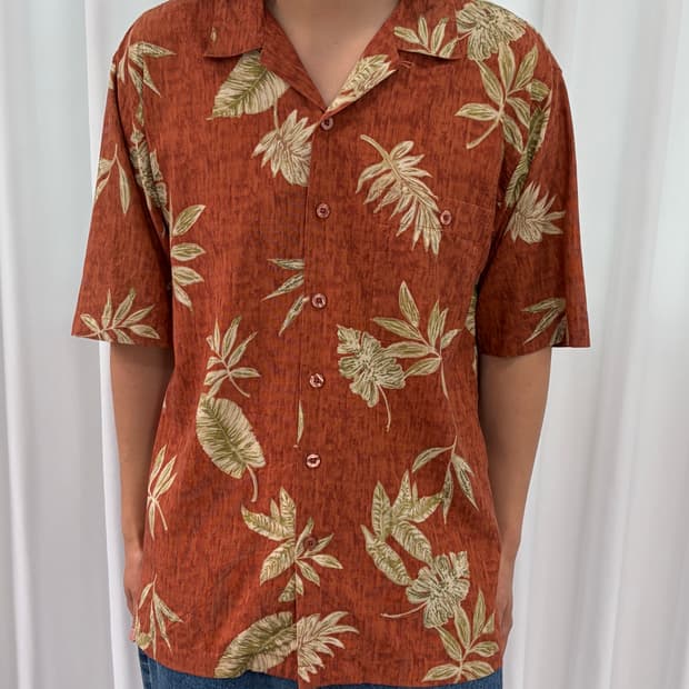 [M-L]Weekender 실크 하와이안 셔츠