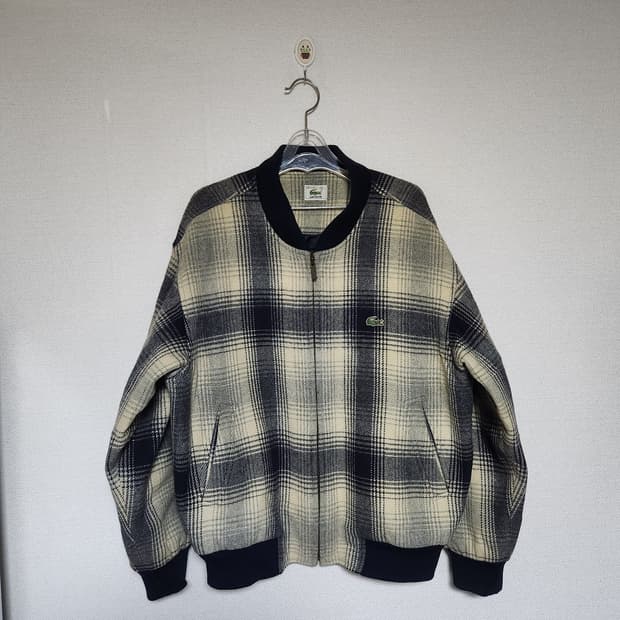 라코스테 울 항공 점퍼 100 