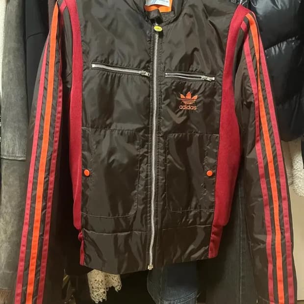 아디다스 파이어버드 브라운 자켓 패딩