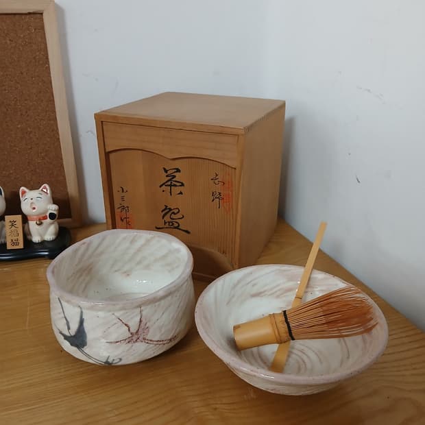 일본 교야끼 도자기 찻잔 5개 셋트,차도구