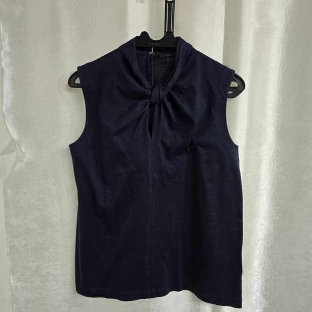 COS 네이비 매듭 블라우스 탑 (1742)