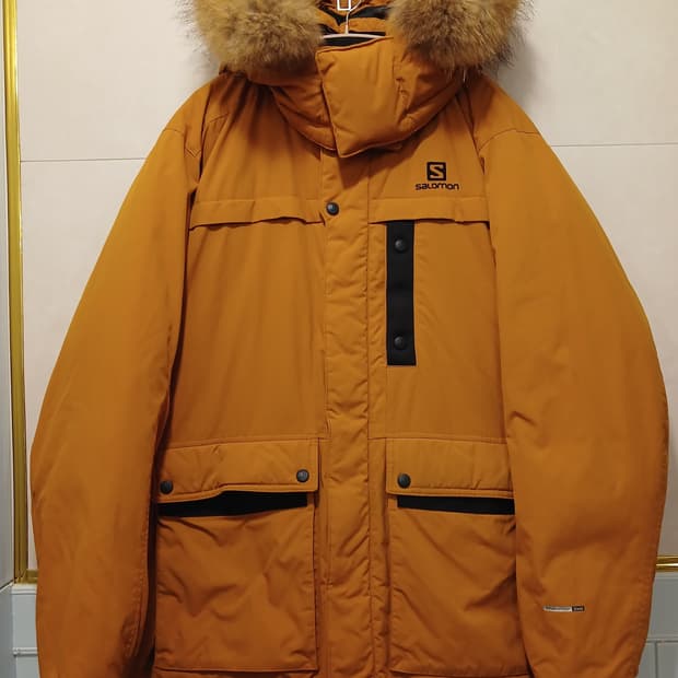 살로몬 정품 남성 패딩 110 사이즈