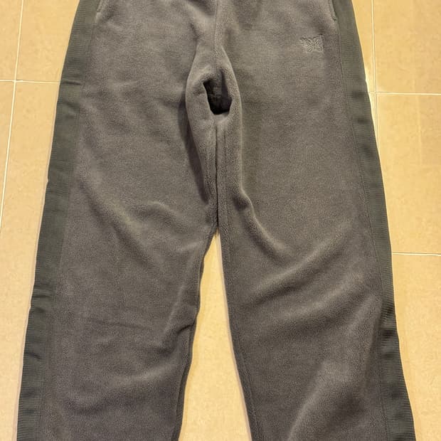 (M) 유니클로 x 니들스 플리스 그레이 팬츠