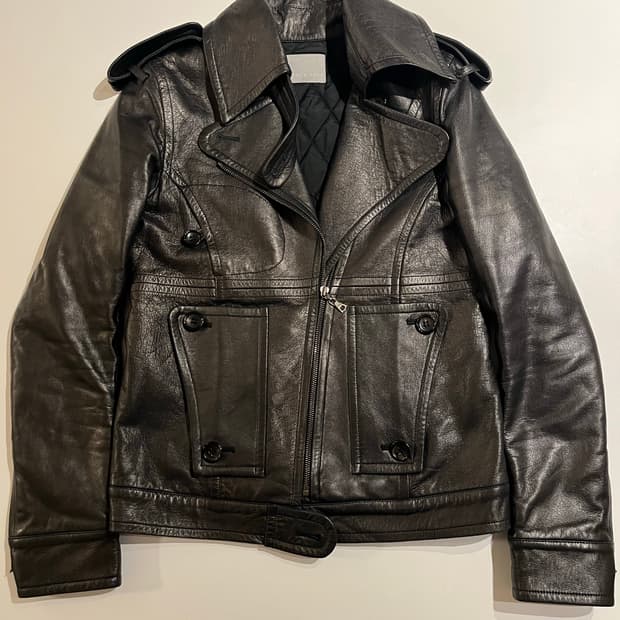 theory luxe 양가죽 자켓