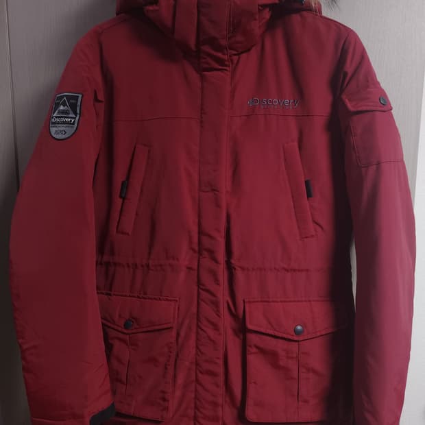 디스커버리 구스다운 숏패딩, XL